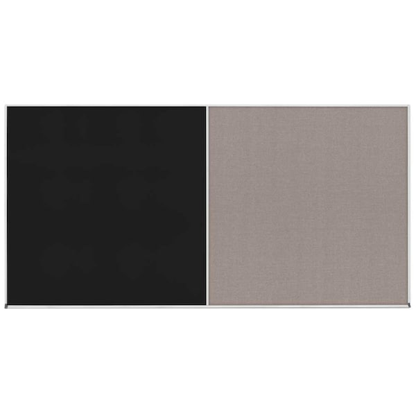 Enclosed Corkboard, 1 Door, 48"x36", 4" Fra, UV3416-BRONZE-AMETHY